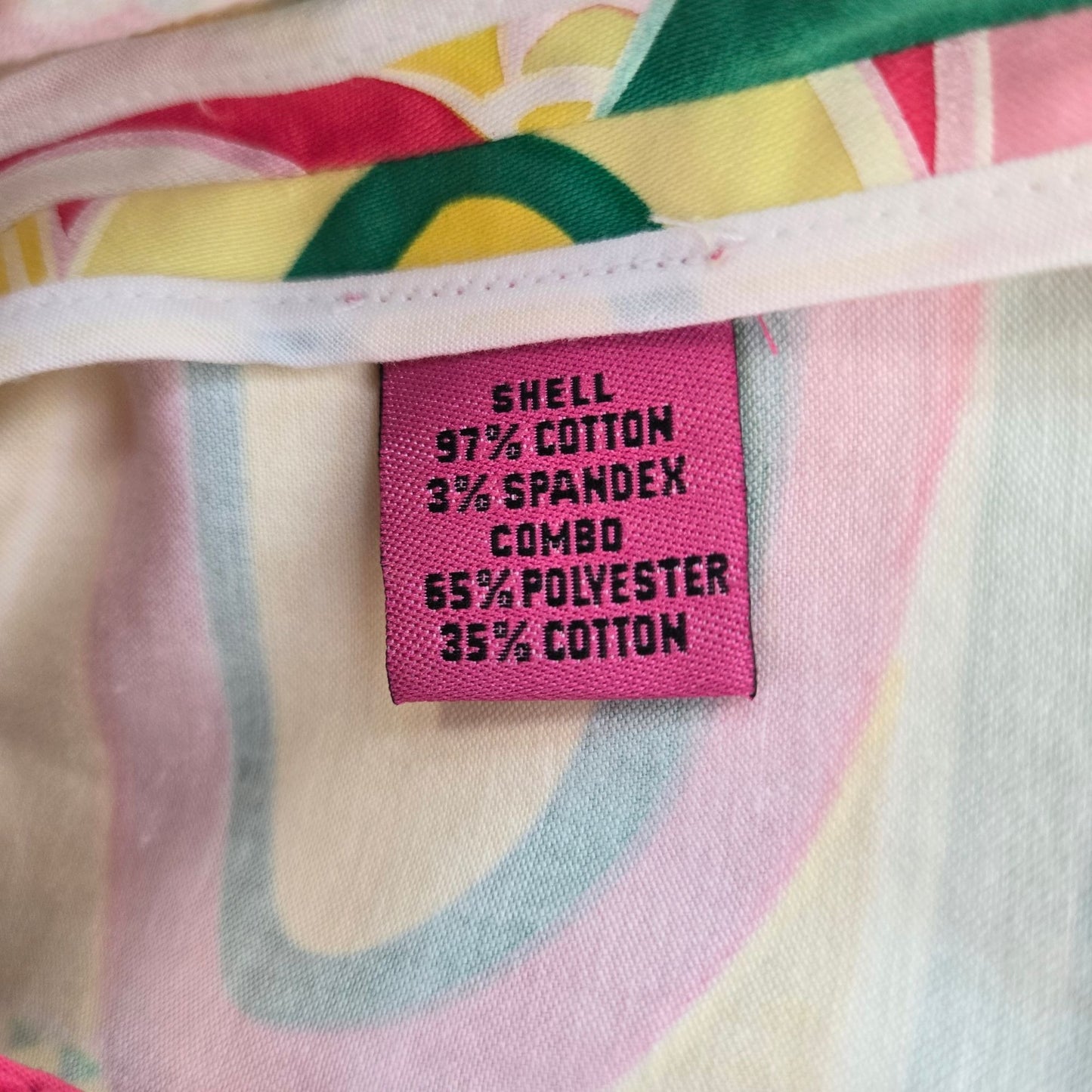 Tibi Colorful Ribbon Accent Cropped Pants Size 4