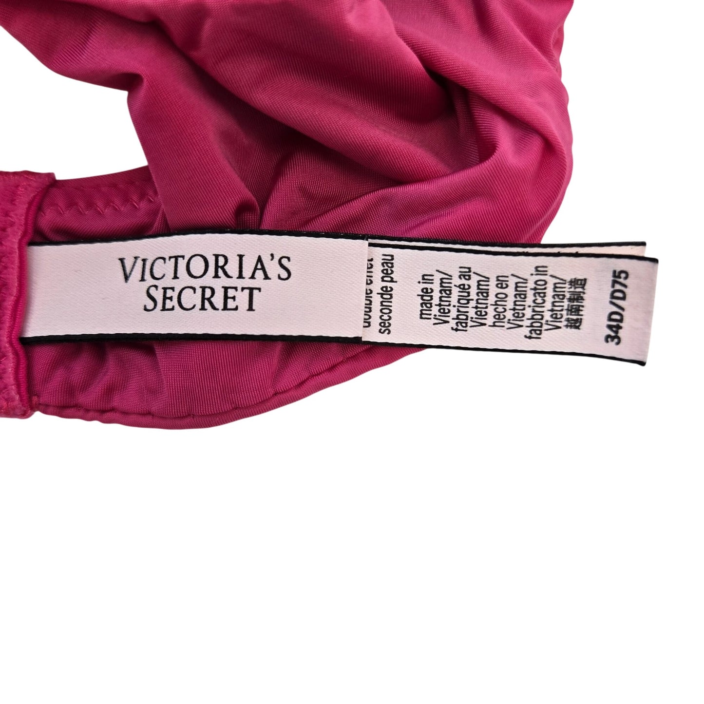 Victoria's Secret Lightly Lined T-shirt Demi Underwire Bra Size 34D