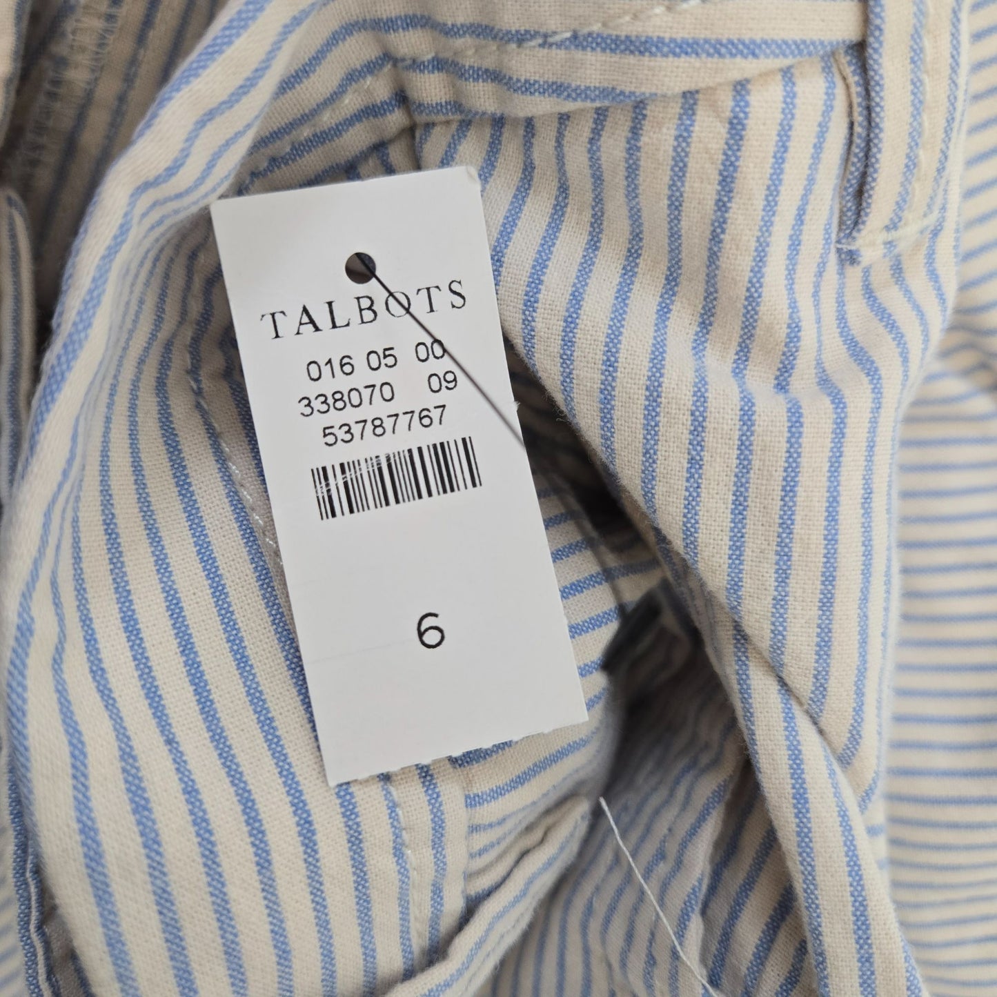 NWT Talbots Relaxed Chino Pants Size 6