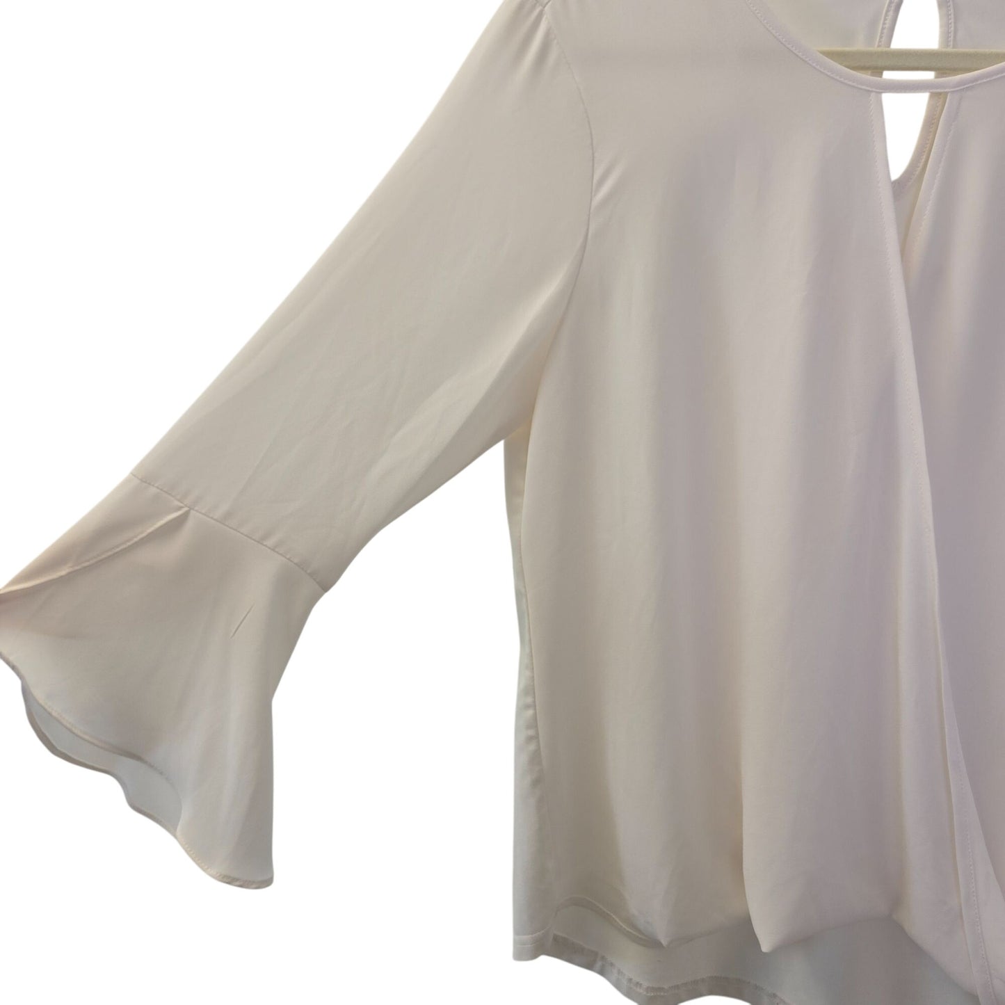 41 Hawthorn Wrap Style Bell Sleeve Boho Blouse Size Small