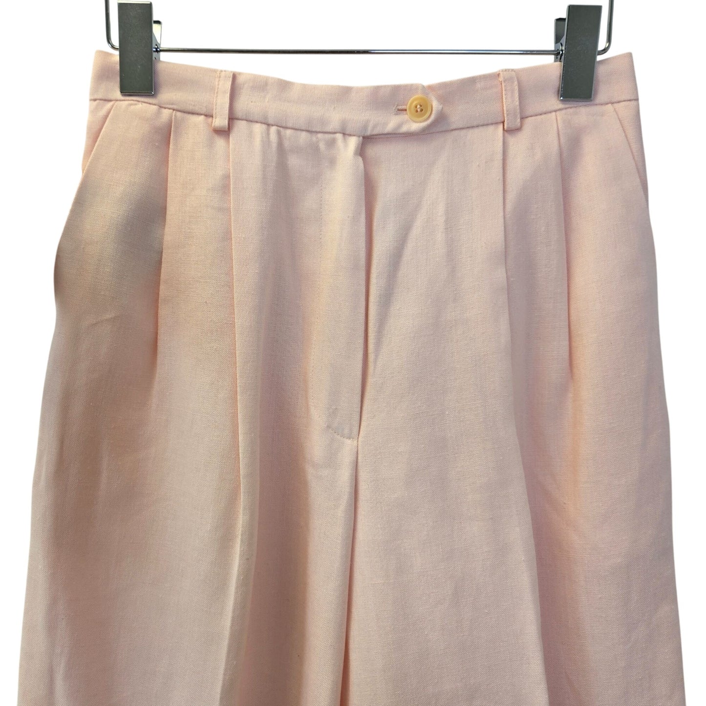 NWT Talbots Linen Blend High Rise Pleat Front Shorts Size 6 Petite