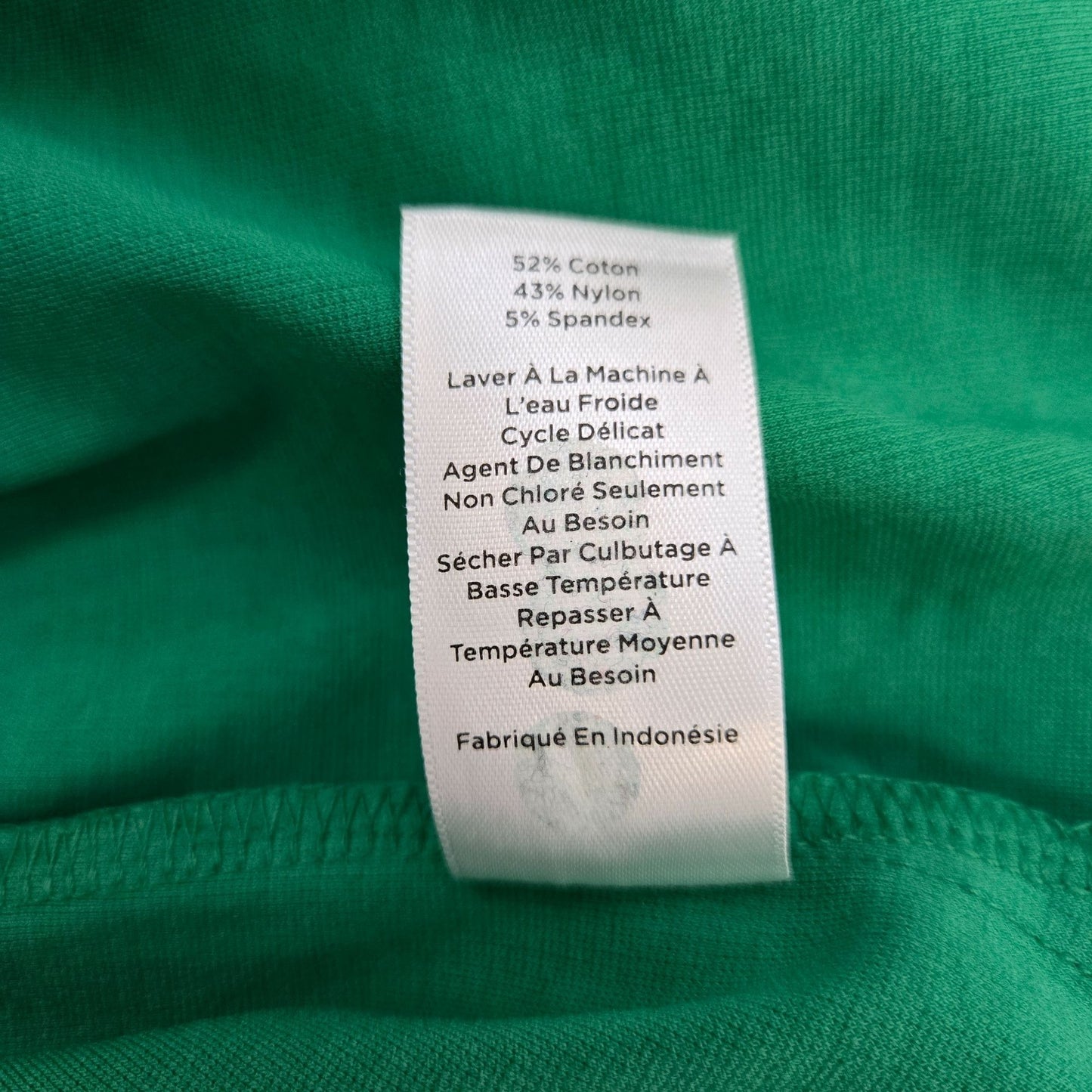 Talbots Kelly Green Round Collared 3/4 Sleeve Top Size Medium Petite
