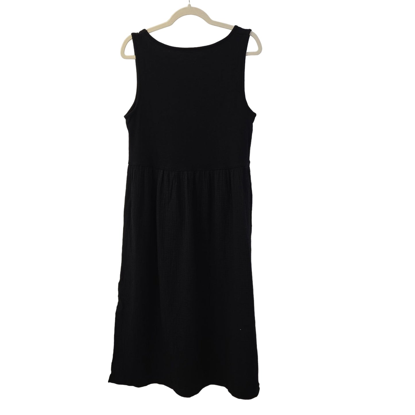NWT Madewell Knit Tank Puff Texture Midi Dress Size Large