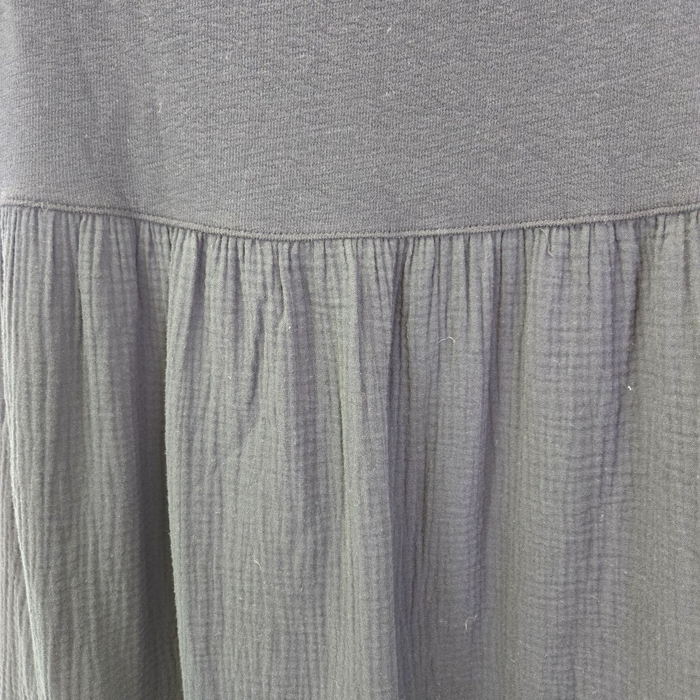 NWT Madewell Knit Tank Puff Texture Midi Dress Size Large