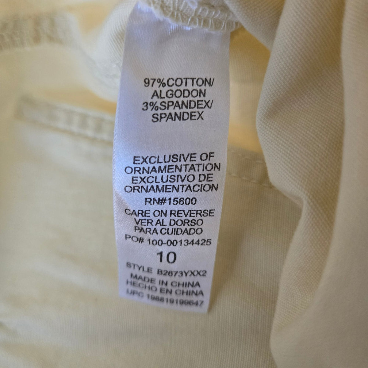 Democracy Cotton Luxe Touch Premium Elastic Waistband Barrel Leg Pants Size 10