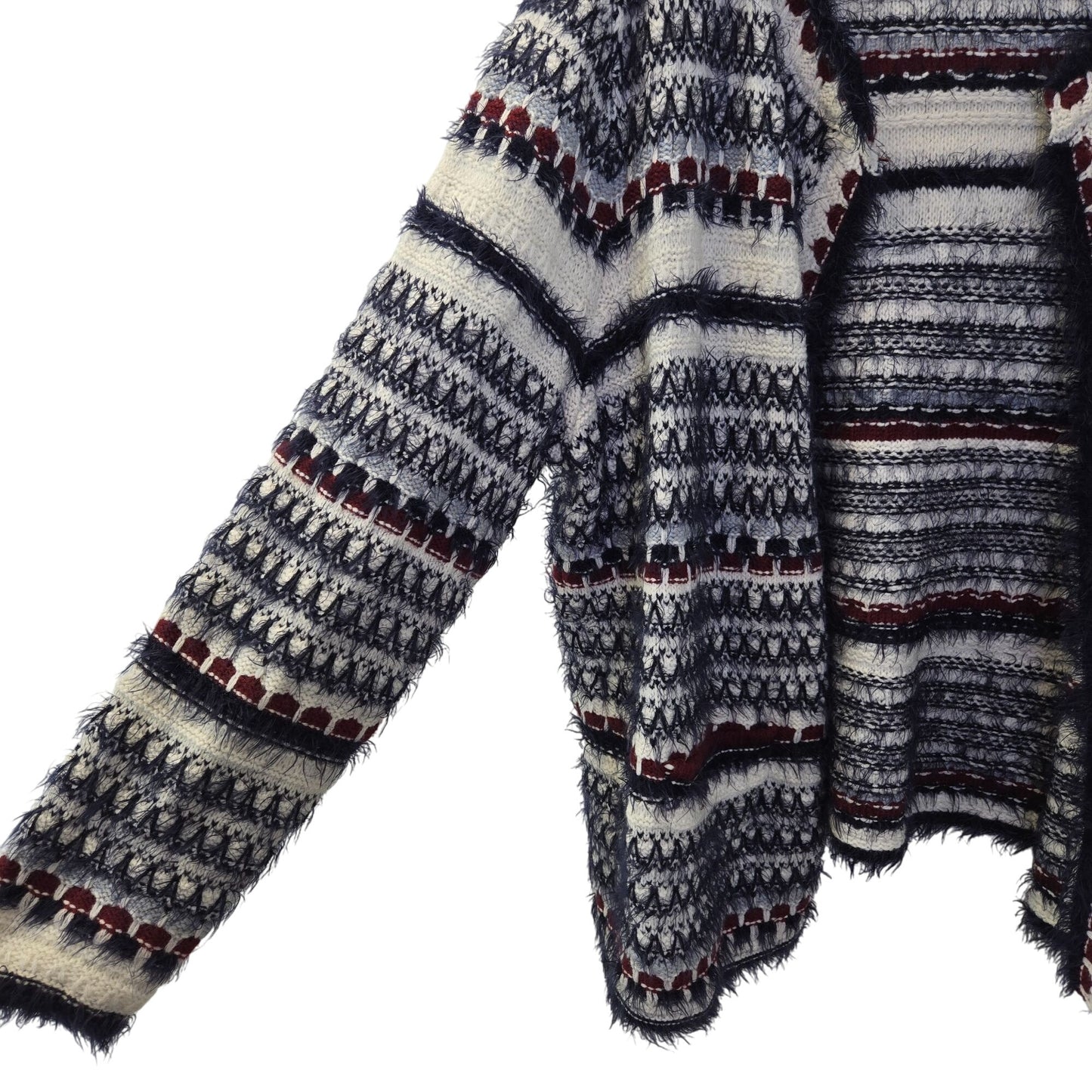 Lane Bryant Eyelash Detail Open Cardigan Sweater Size 18/20