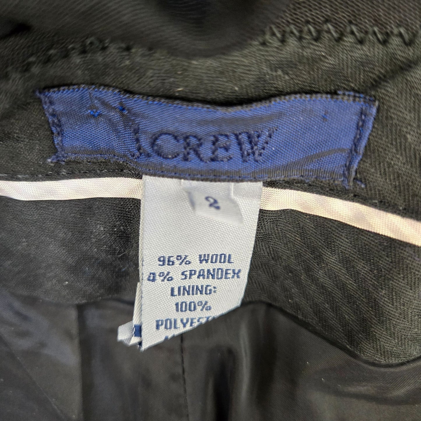 J. Crew Favorite Fit Wool Blend Slightly Flared Trouser Pants Size 2