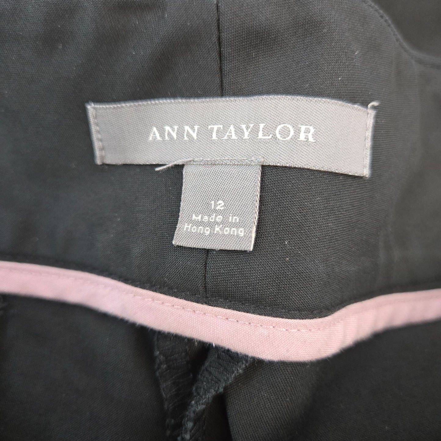 Ann Taylor Wide Leg Trouser Pants Size 12