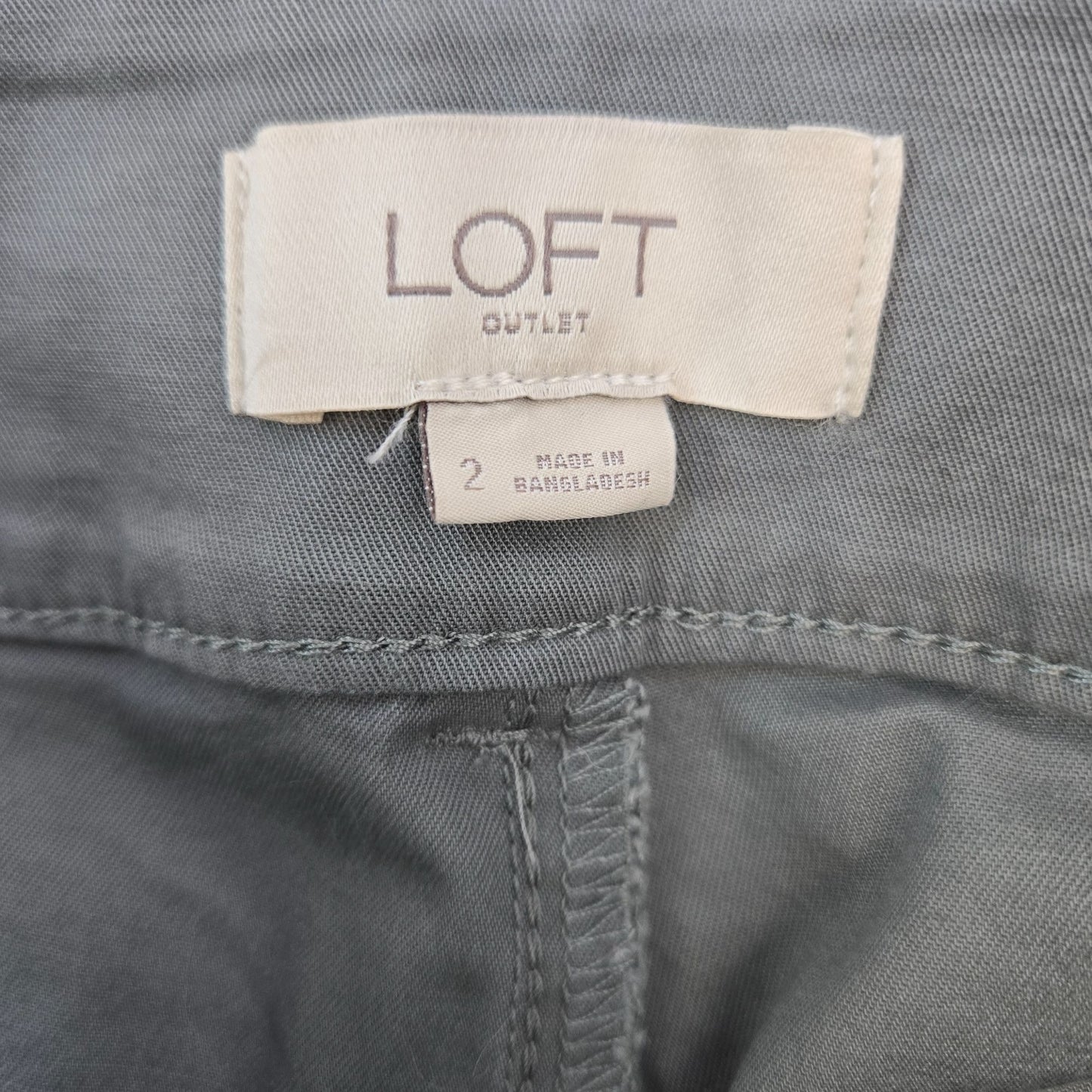 Loft Outlet Straight Crop Casual Pants Size 2