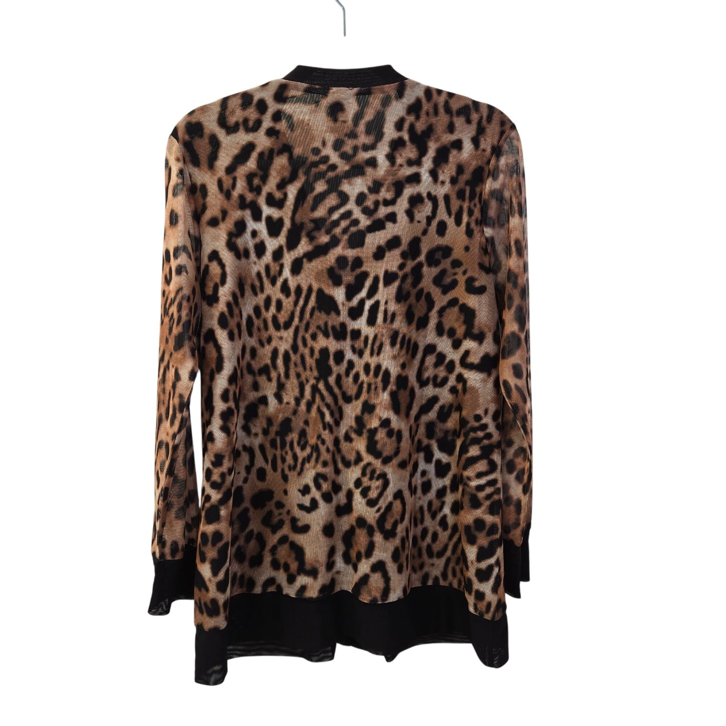 Chico's Leopard Print Button Down Blouse Size Chico's 1/Medium