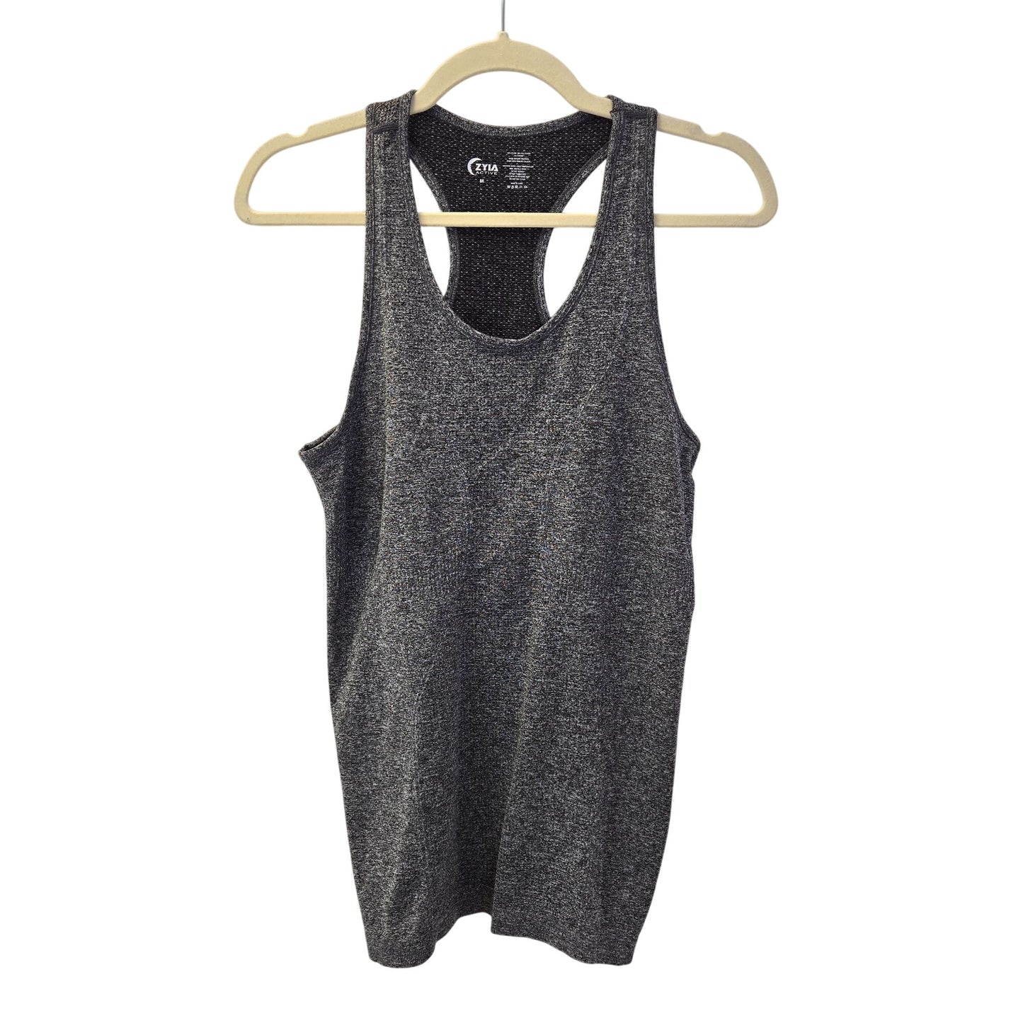Zyia Active Heathered Racerback Activewear Tank Top Size Medium