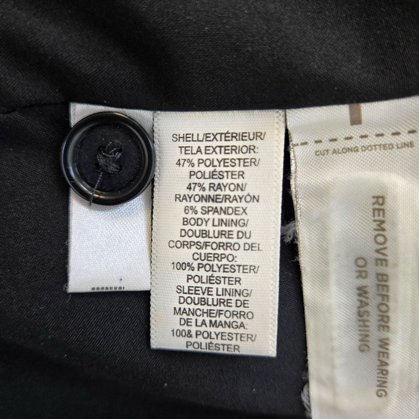 Loft Black Open Blazer Jacket Size 6