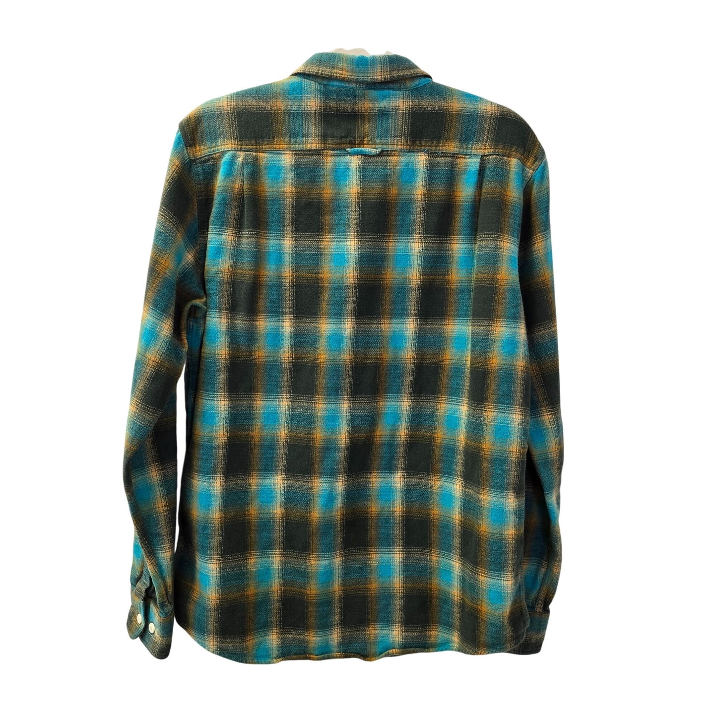 HUF Flannel Plaid Button Down Shirt Size Large