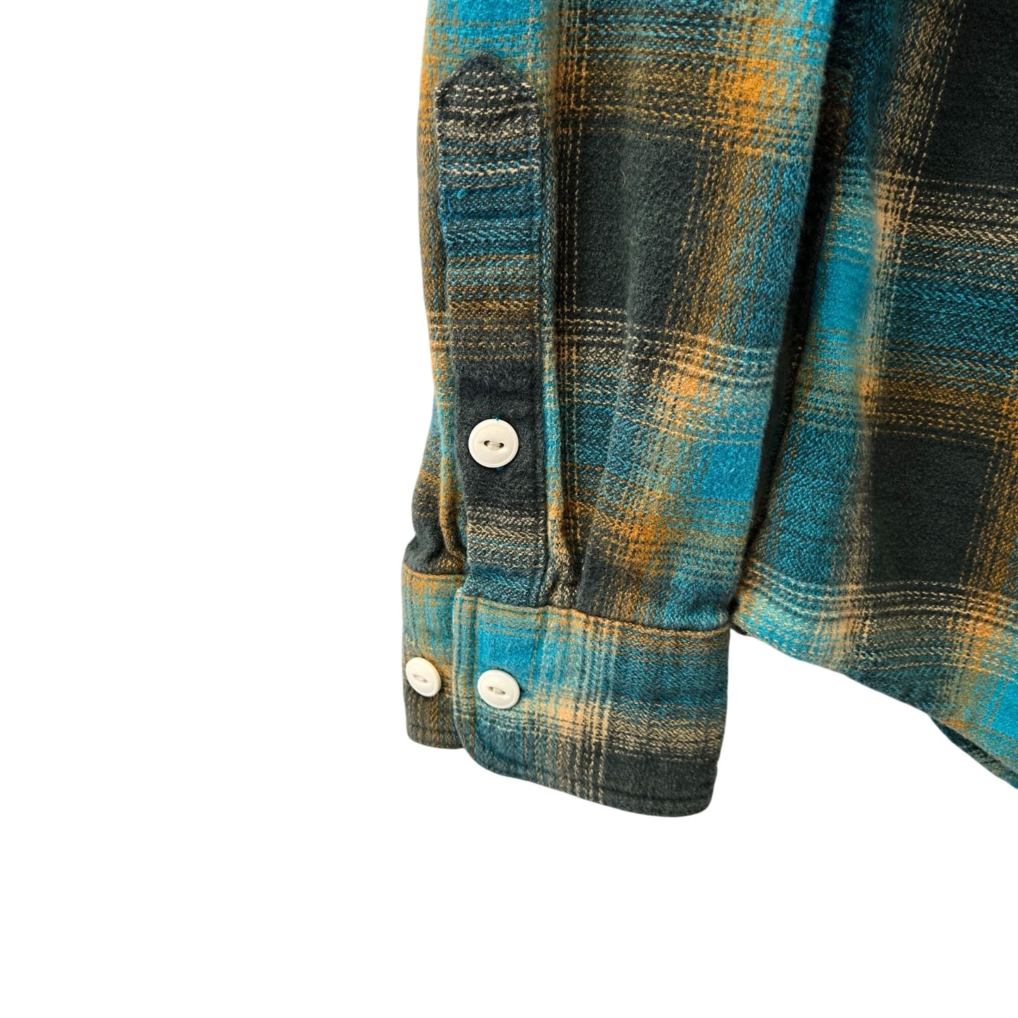 HUF Flannel Plaid Button Down Shirt Size Large