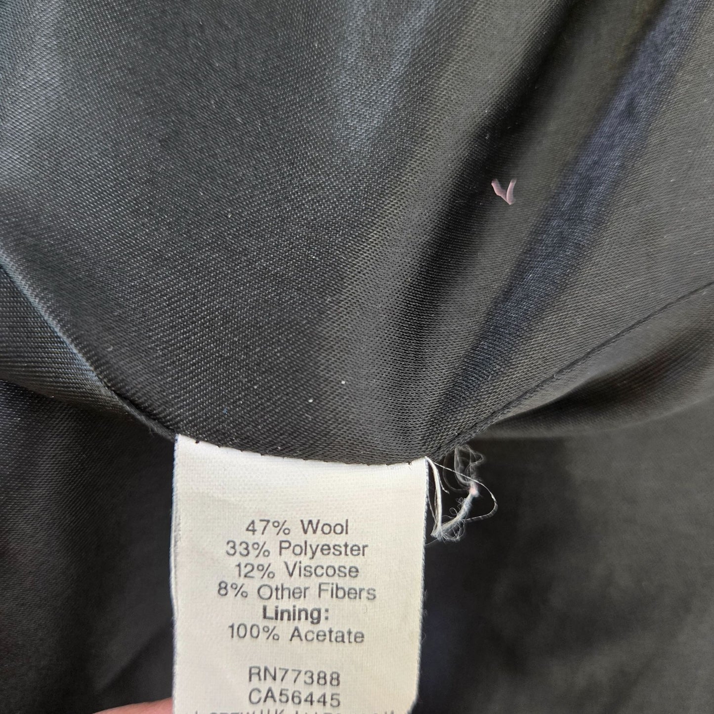 J. Crew Suiting Wool Blend Asymmetrical Zip Coat Size 0