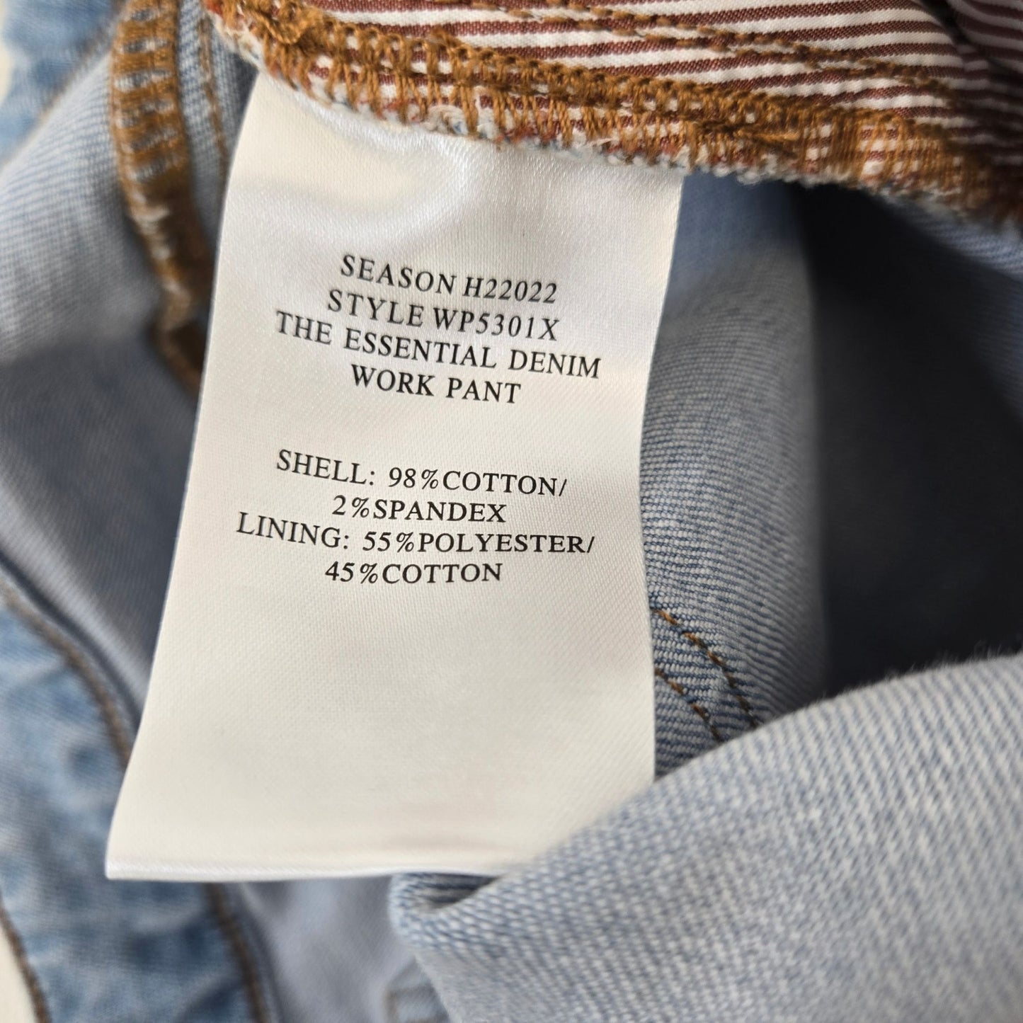 Wildfang the Essential Denim Work Pant Wide Leg Jeans Size 1X