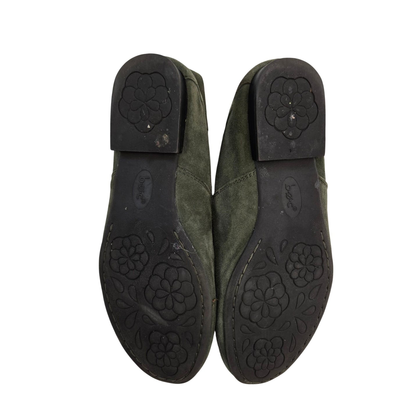B.O.C. Suede Leather Slip On Shoes Size 9.5