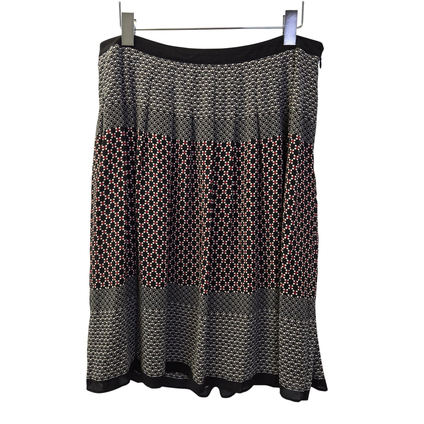 Talbots Petites Graphic Print A-Line Flowy Skirt Size 10P