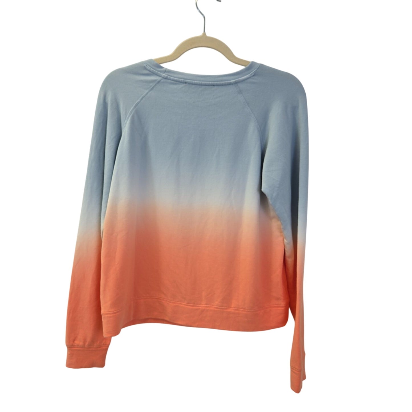 Sanctuary Happy Days Ombre Crewneck Sweatshirt Size Small