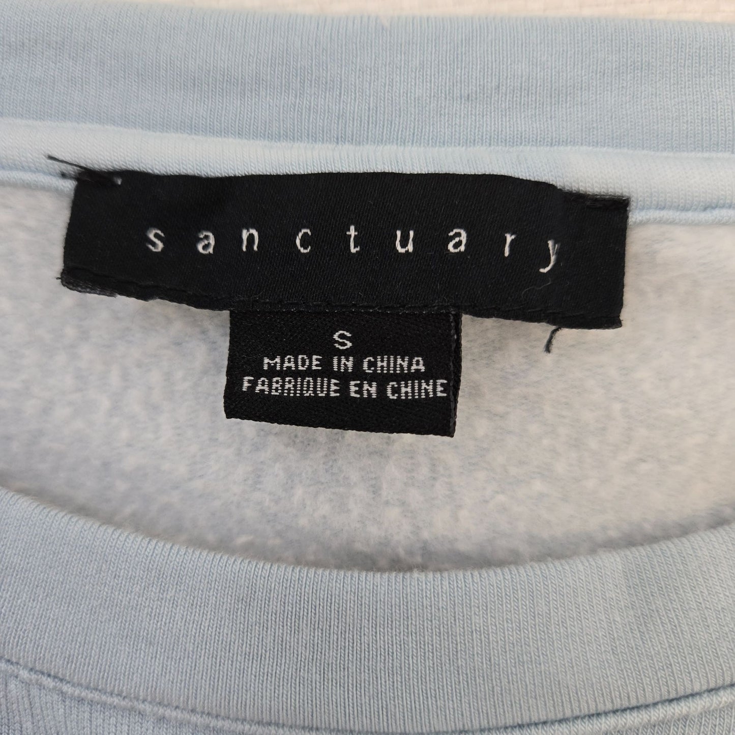 Sanctuary Happy Days Ombre Crewneck Sweatshirt Size Small