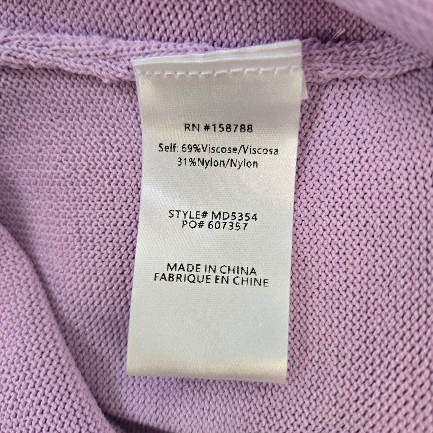 Mable Benita Knit Open Back Midi Dress Size Medium