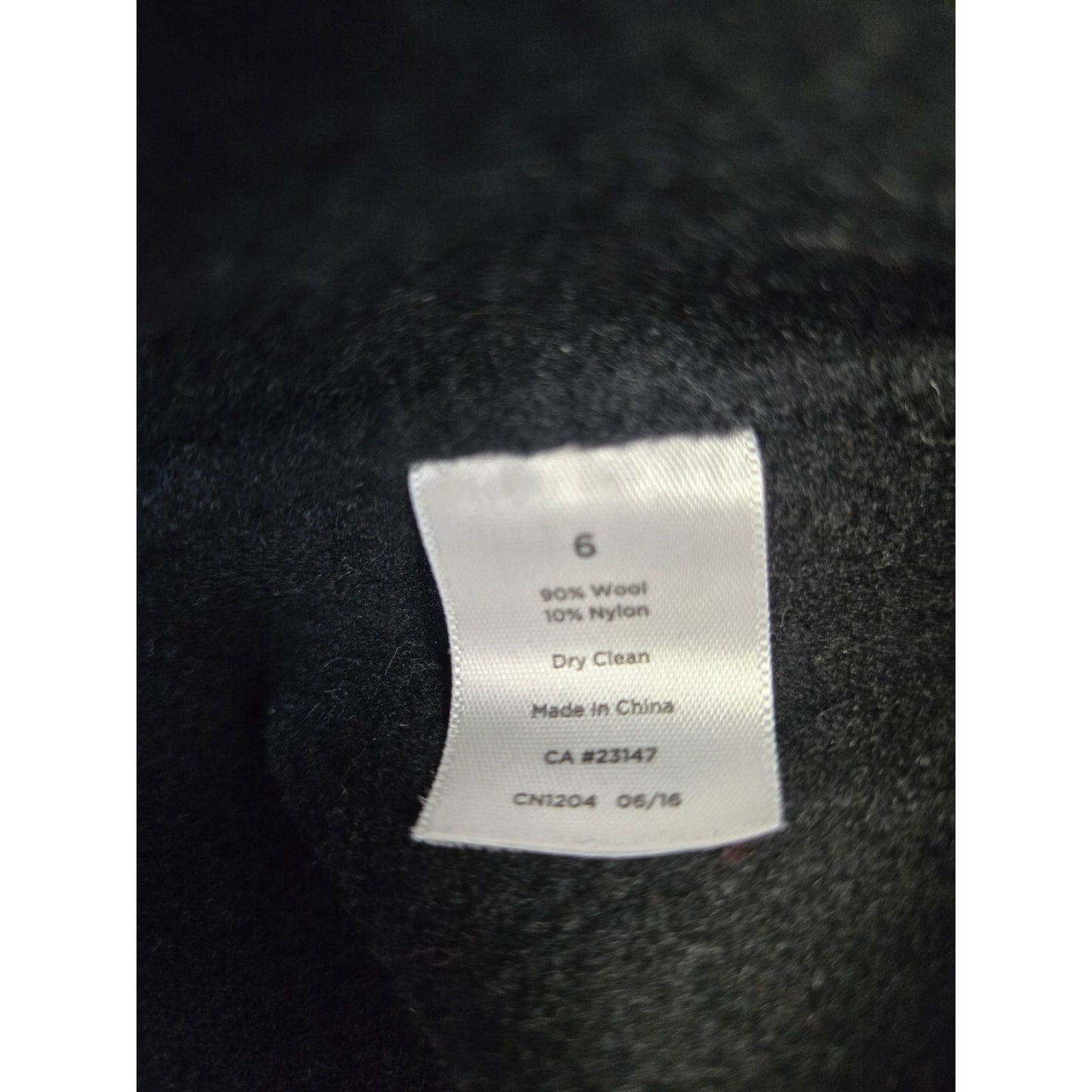Talbots Wool Blend Seamed Detail Blazer Jacket Size 6