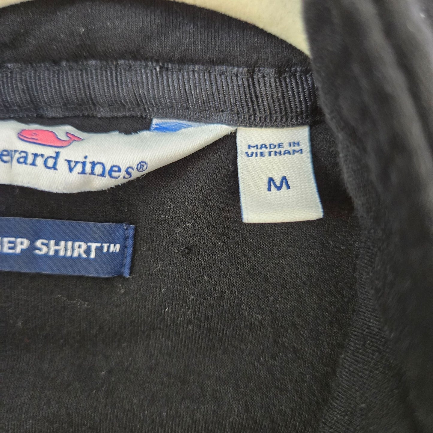 Vineyard Vines The Shep Quarter Zip Jersey Shirt Jacket Size Medium