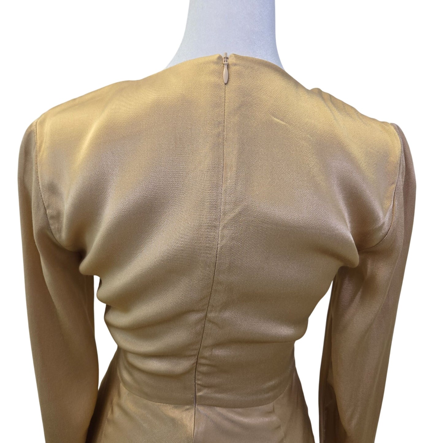 Shona Joy Felicity Long Sleeve Cut Out Mini Dress Size 2