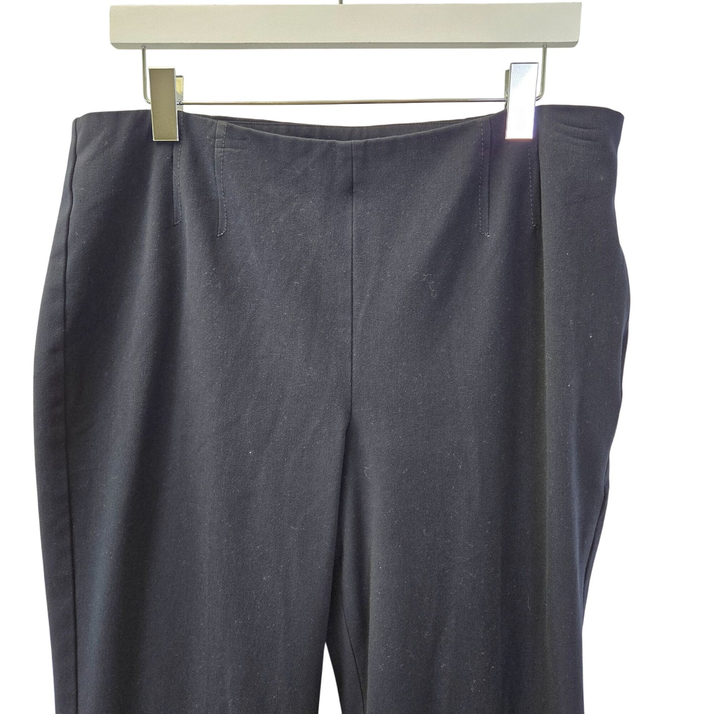 Talbots Side Zip Flat Front Crop Trouser Pants Size 14