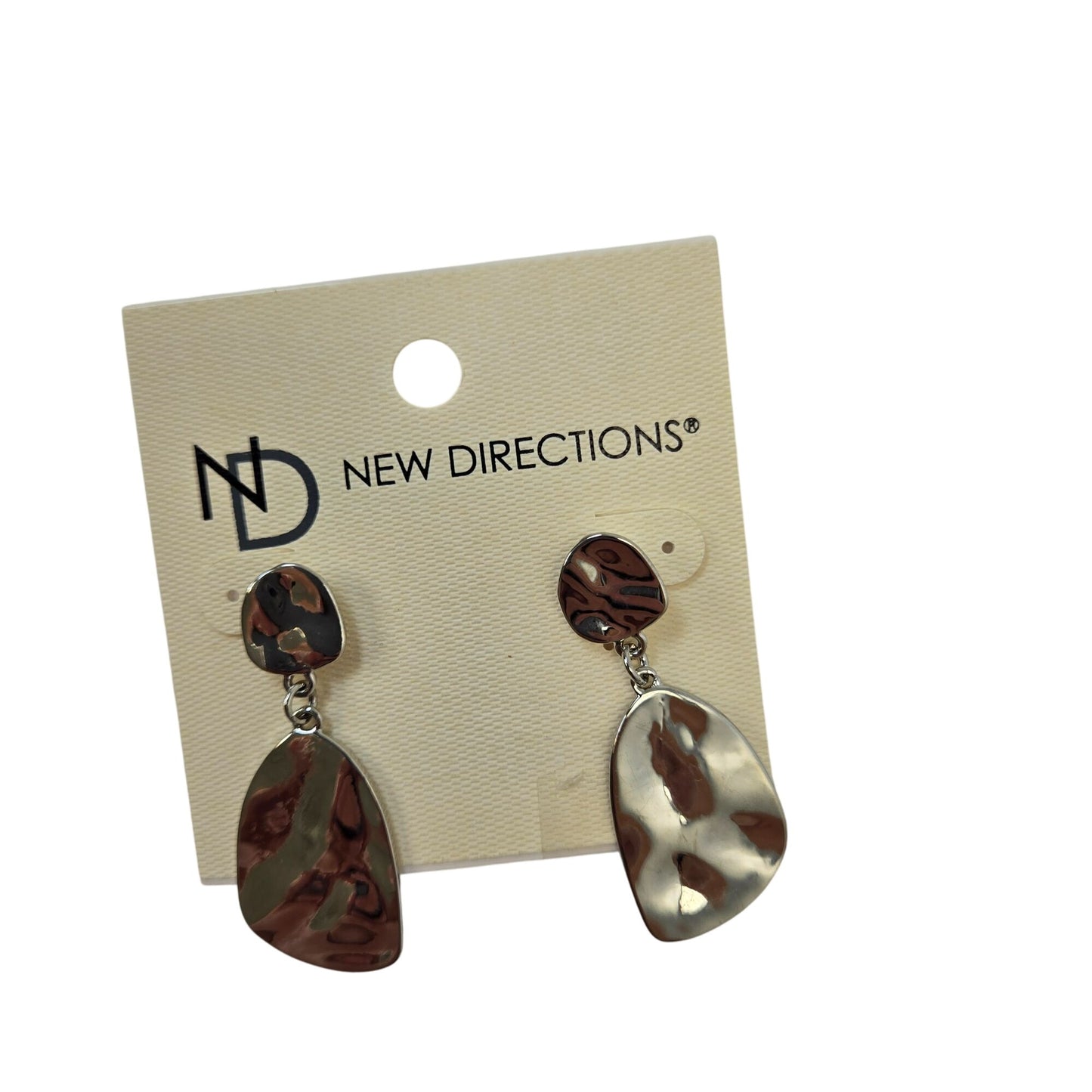 NWT New Directions, Bay Studio and Massini Bundle of 5 Sets Silver Tone Earrings
