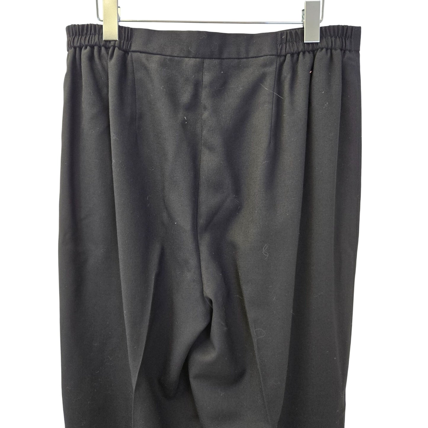 Talbots Woman 100% Wool Tapered Leg Trouser Pants Size 16W