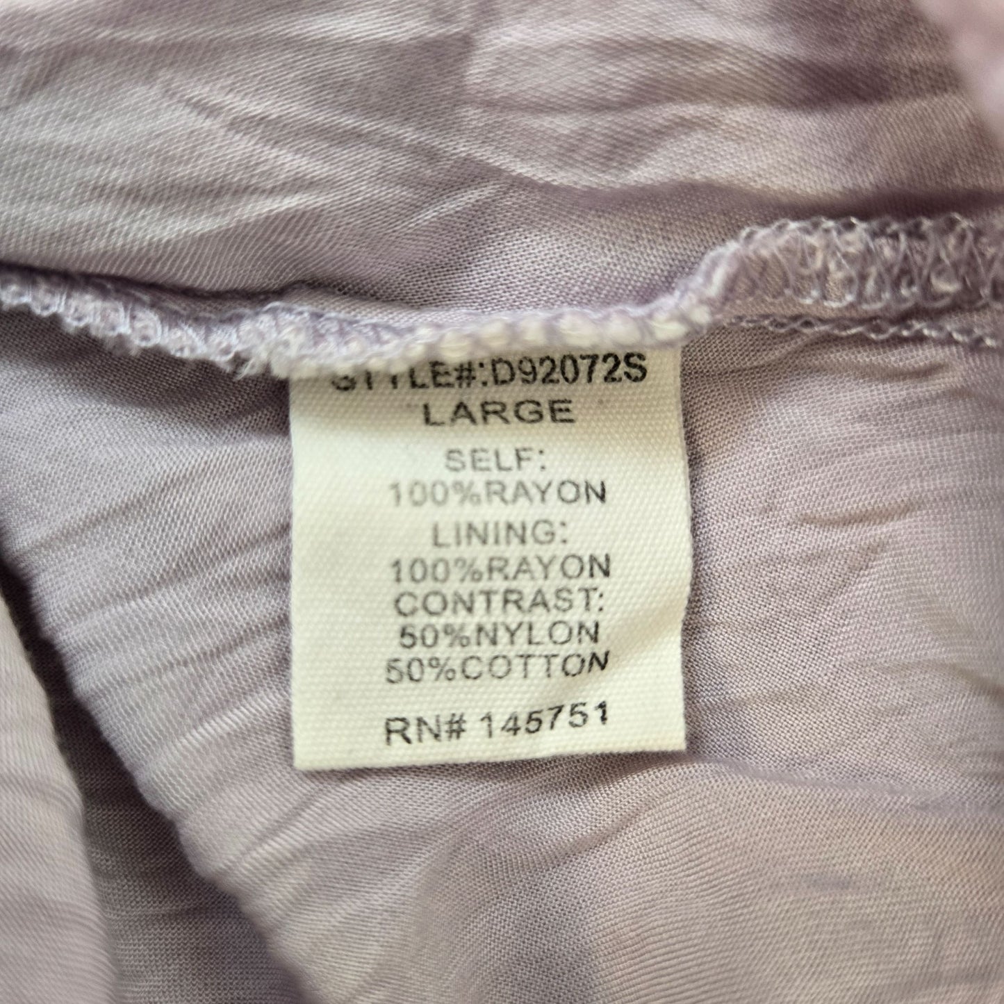 Peach Love Rayon Lace Embellished Boho Mini Dress Size Large