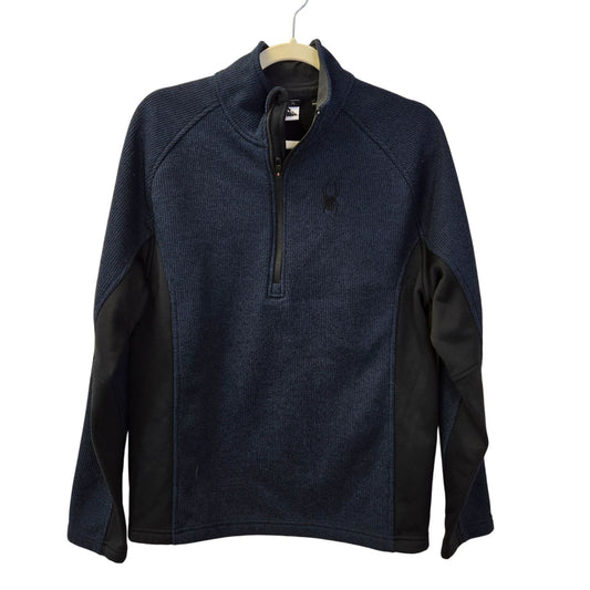 Spyder Outbound Half Zip Mixed Media Sweater Jacket Size Medium