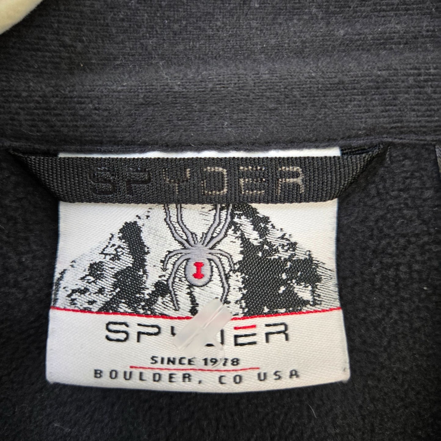 Spyder Outbound Half Zip Mixed Media Sweater Jacket Size Medium