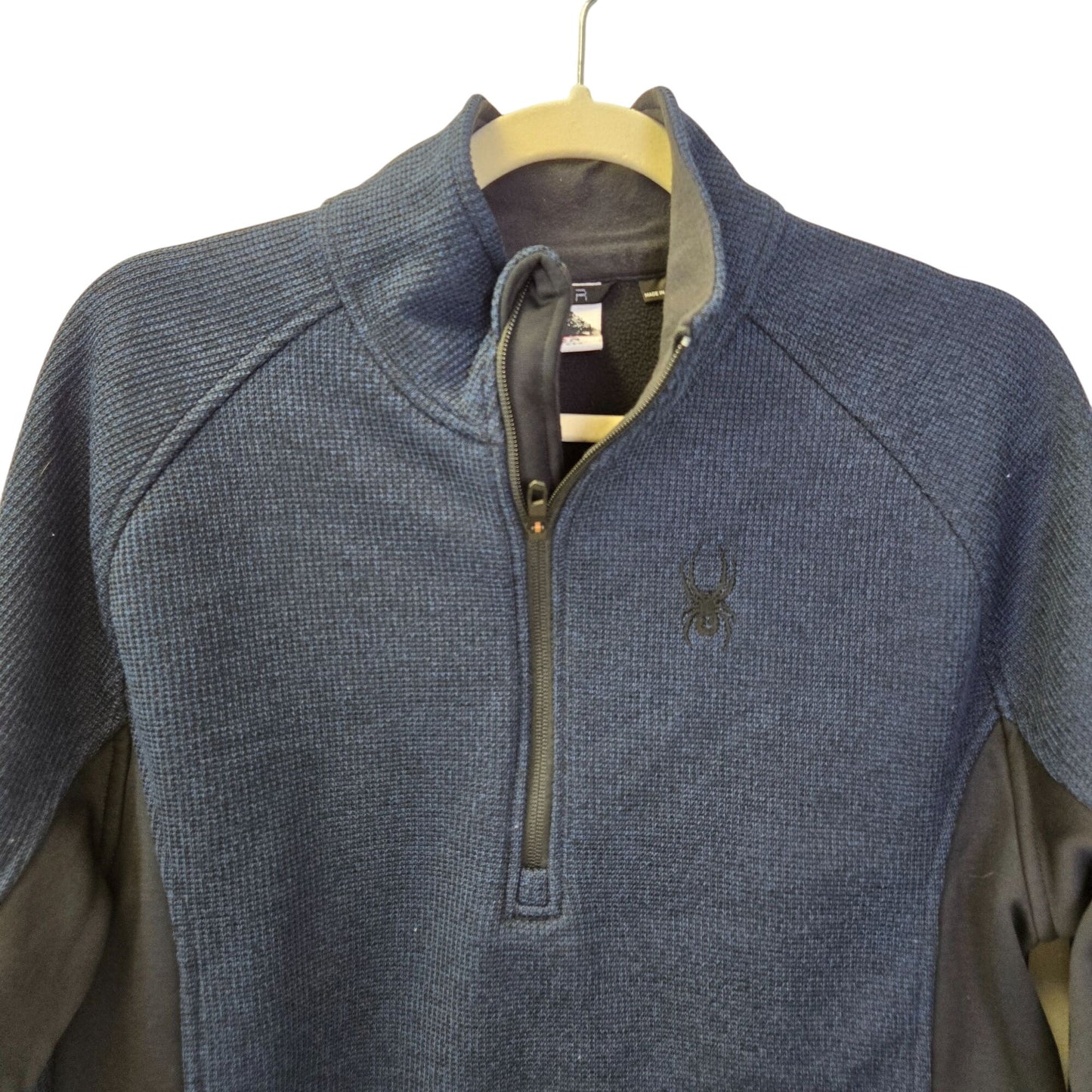 Spyder Outbound Half Zip Mixed Media Sweater Jacket Size Medium