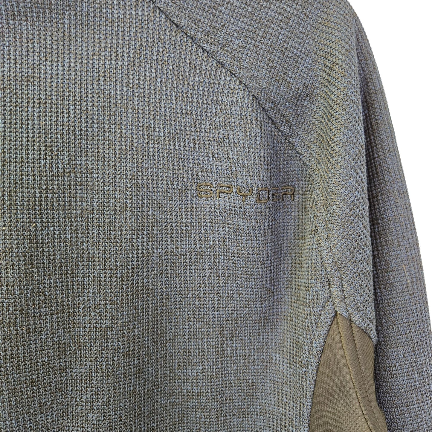Spyder Outbound Half Zip Mixed Media Sweater Jacket Size Medium