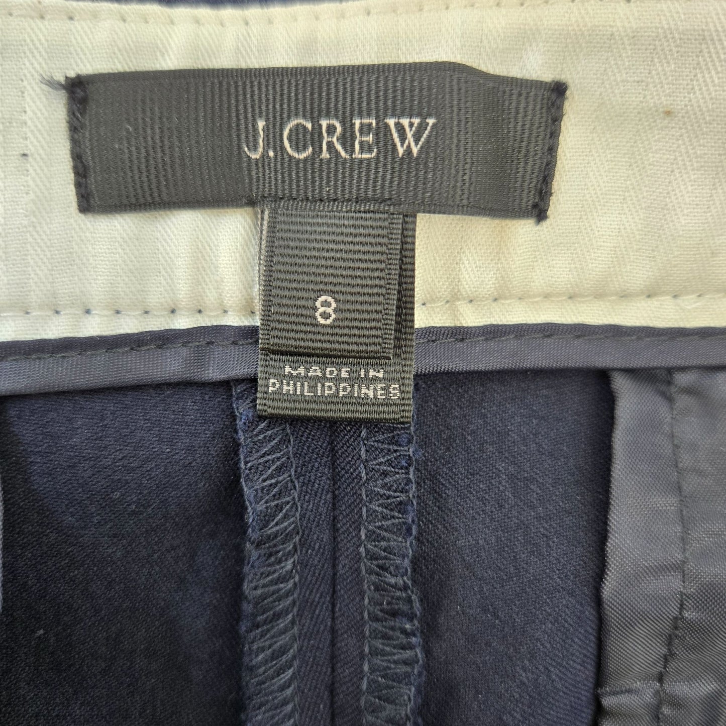 J. Crew Martie Ankle Pants in Bi-Stretch Cotton Size 8