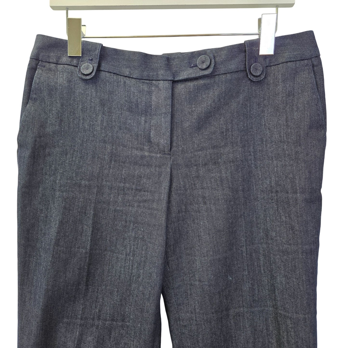 Ann Taylor Marisa Fit Flare Denim-Like Trouser Pants Size 6