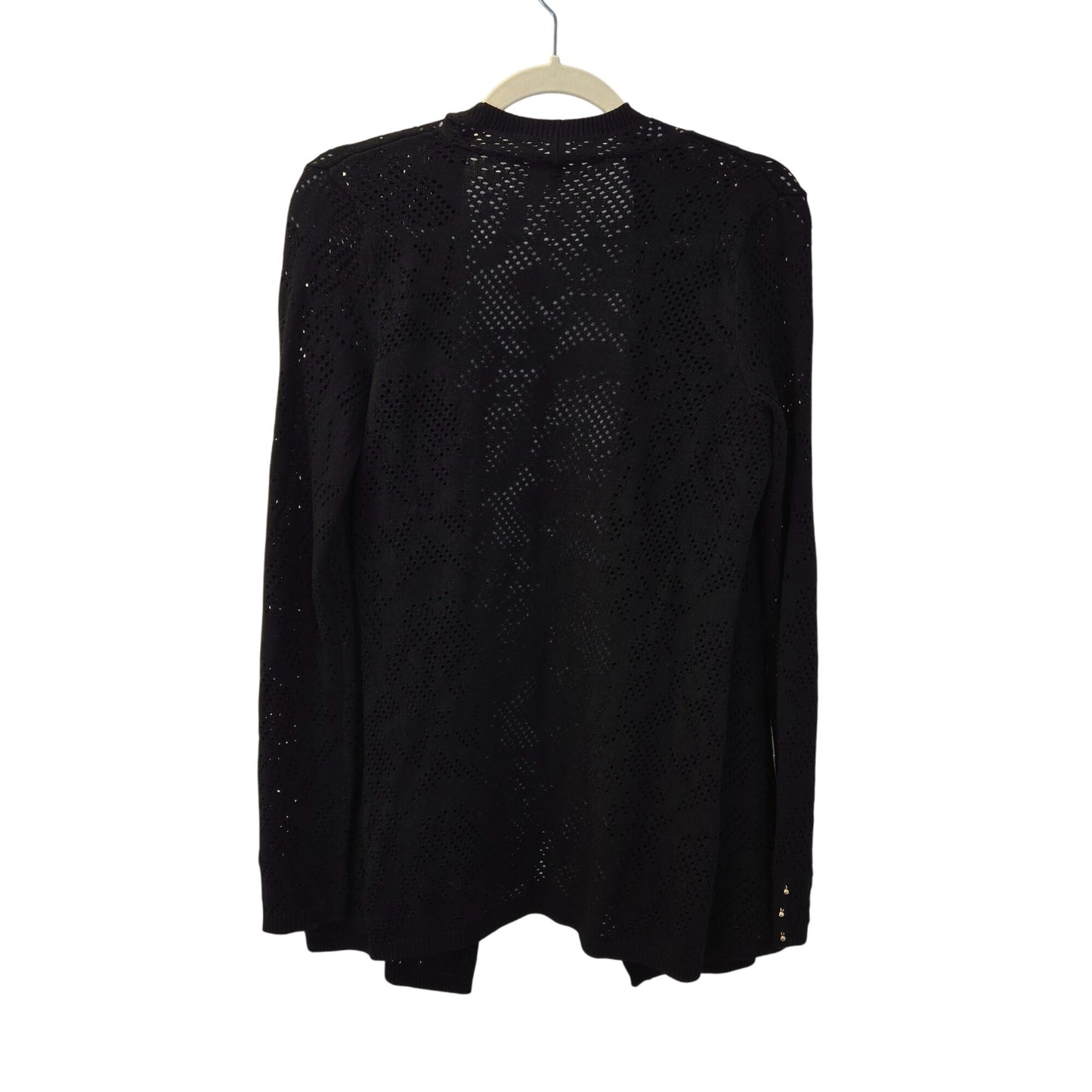 White House Black Market Open Crochet Knit Cardigan Sweater Size XS
