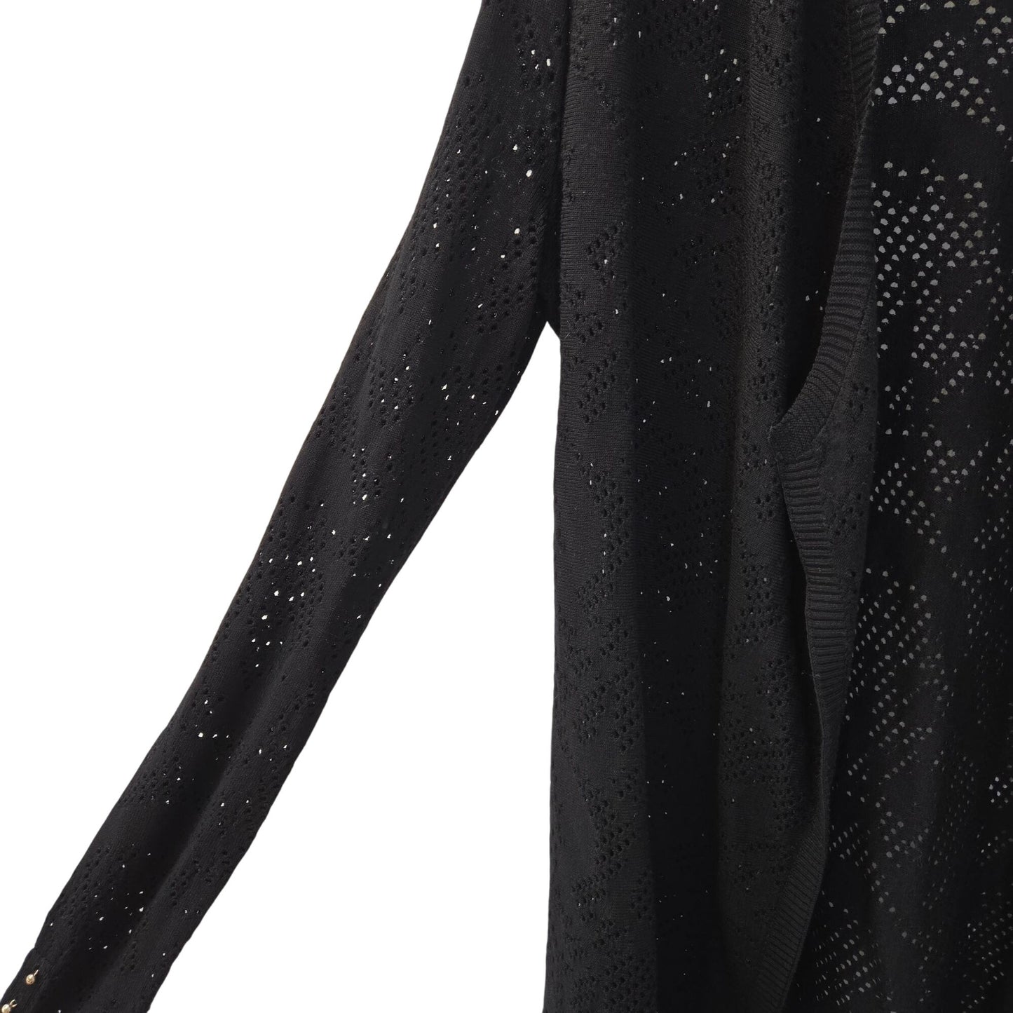 White House Black Market Open Crochet Knit Cardigan Sweater Size XS