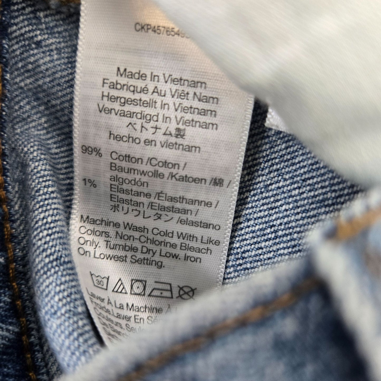 Madewell The Perfect Vintage Straight Distressed Jeans Size 25 Petite