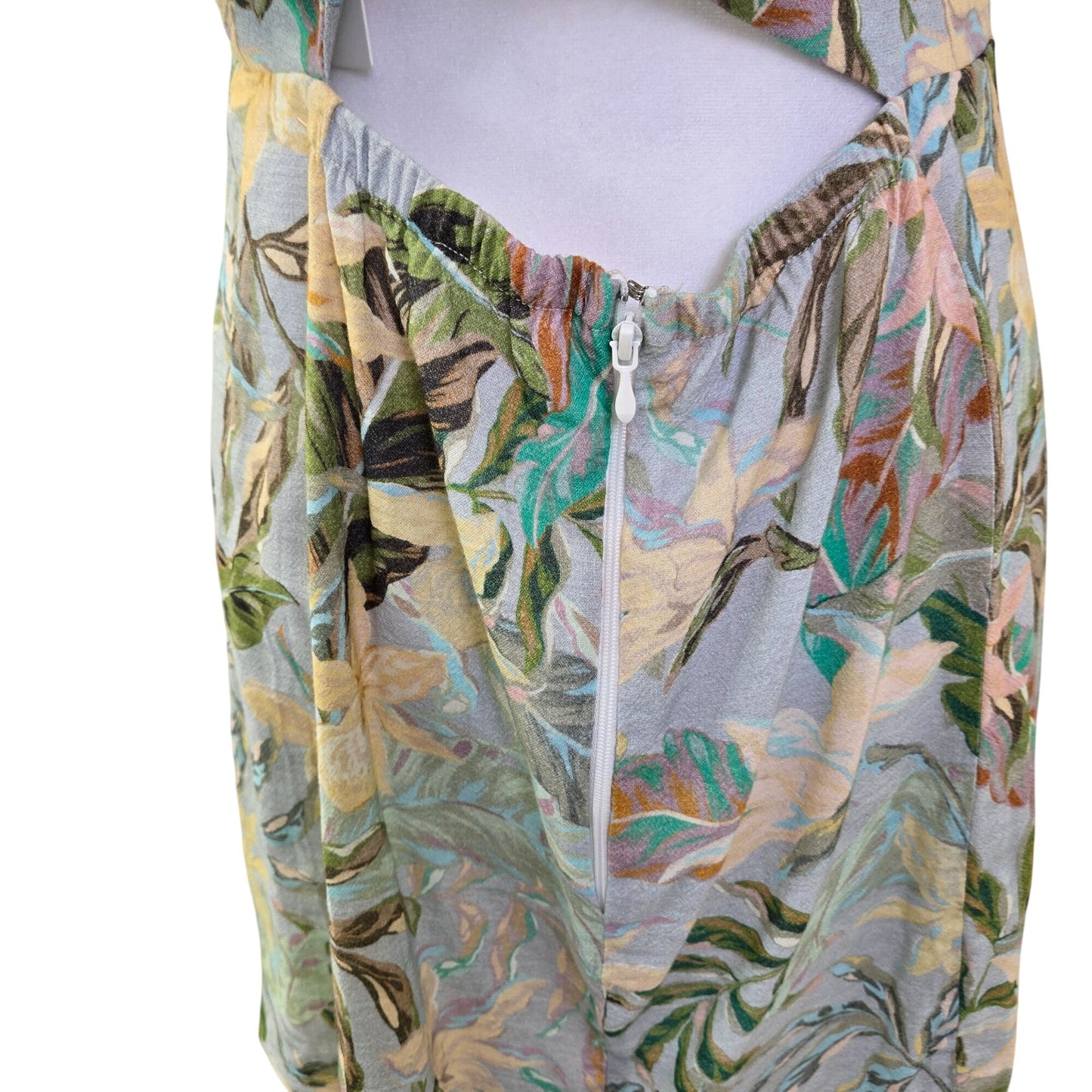 NWT Show Me Your MuMu Floral Lauren Tie Mini Dress Size Large