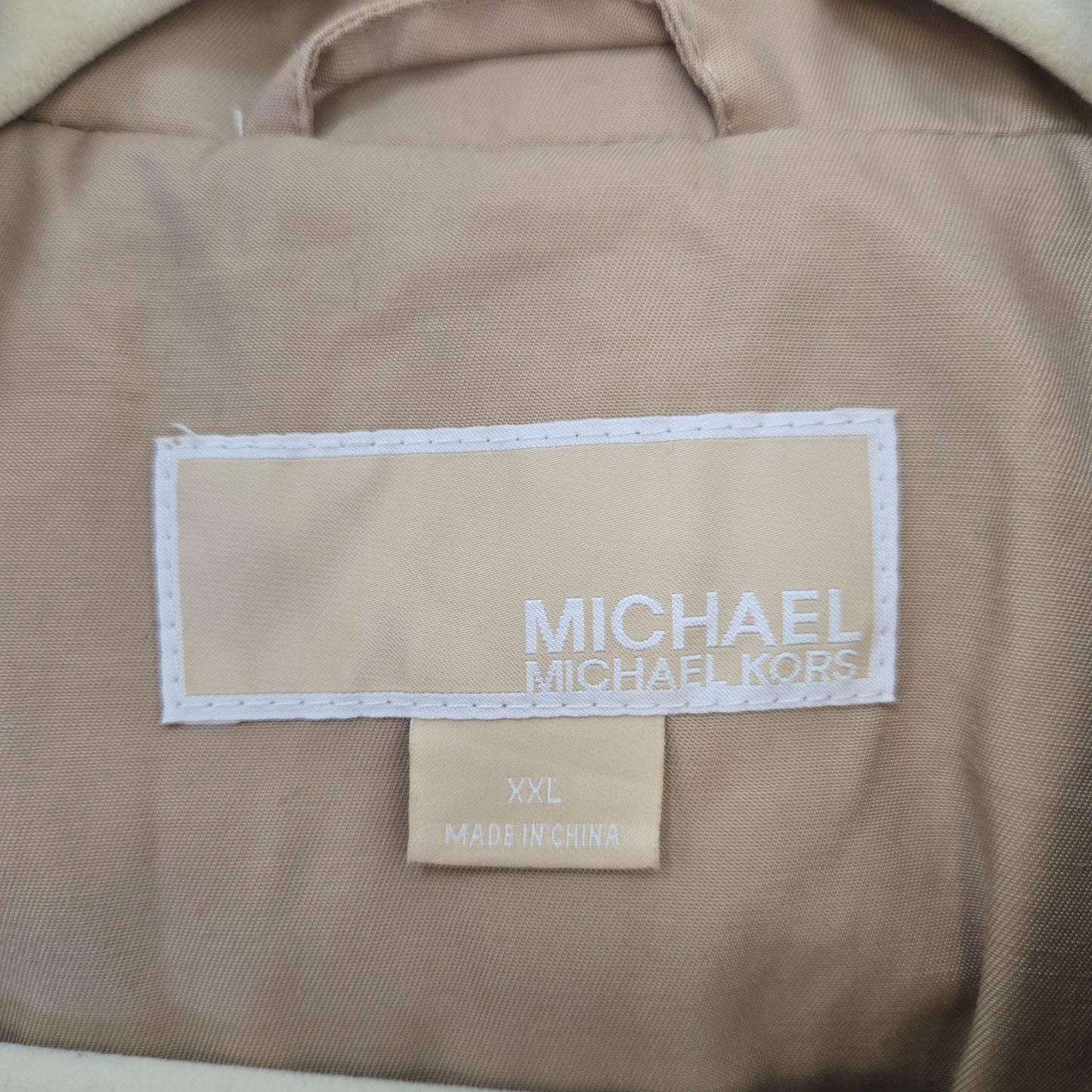 Michael Michael Kors Belted Double-Breasted Trench Coat Size XXL