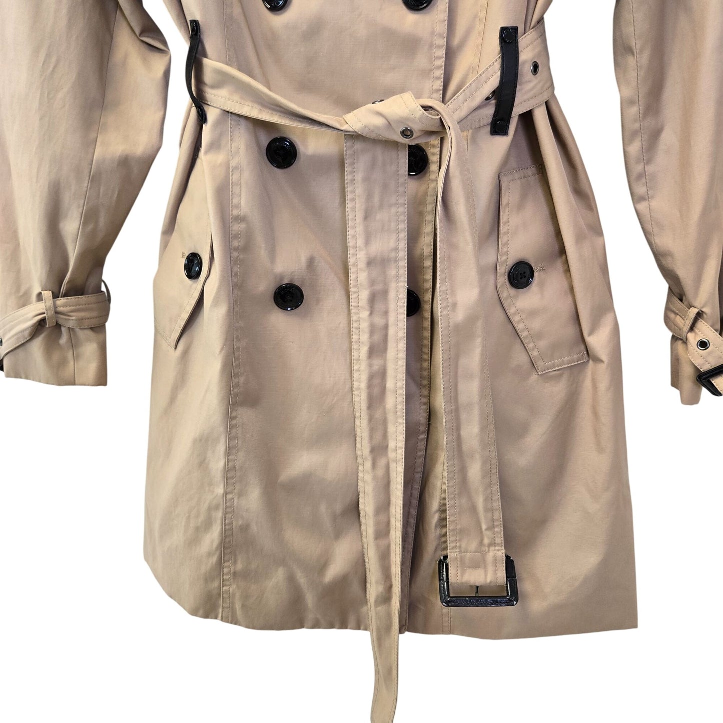 Michael Michael Kors Belted Double-Breasted Trench Coat Size XXL