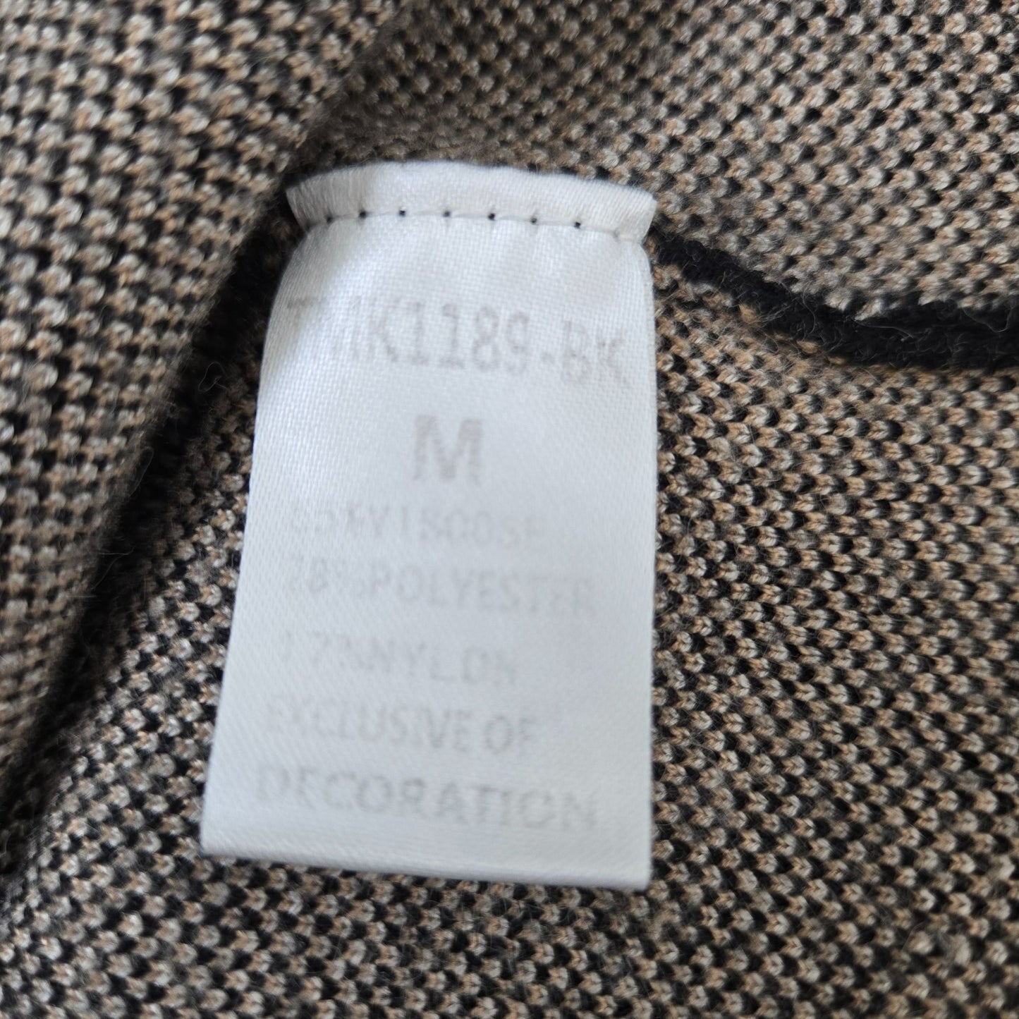 THML Oversized Colorblock Fringe Trim Crewneck Sweater Size Medium