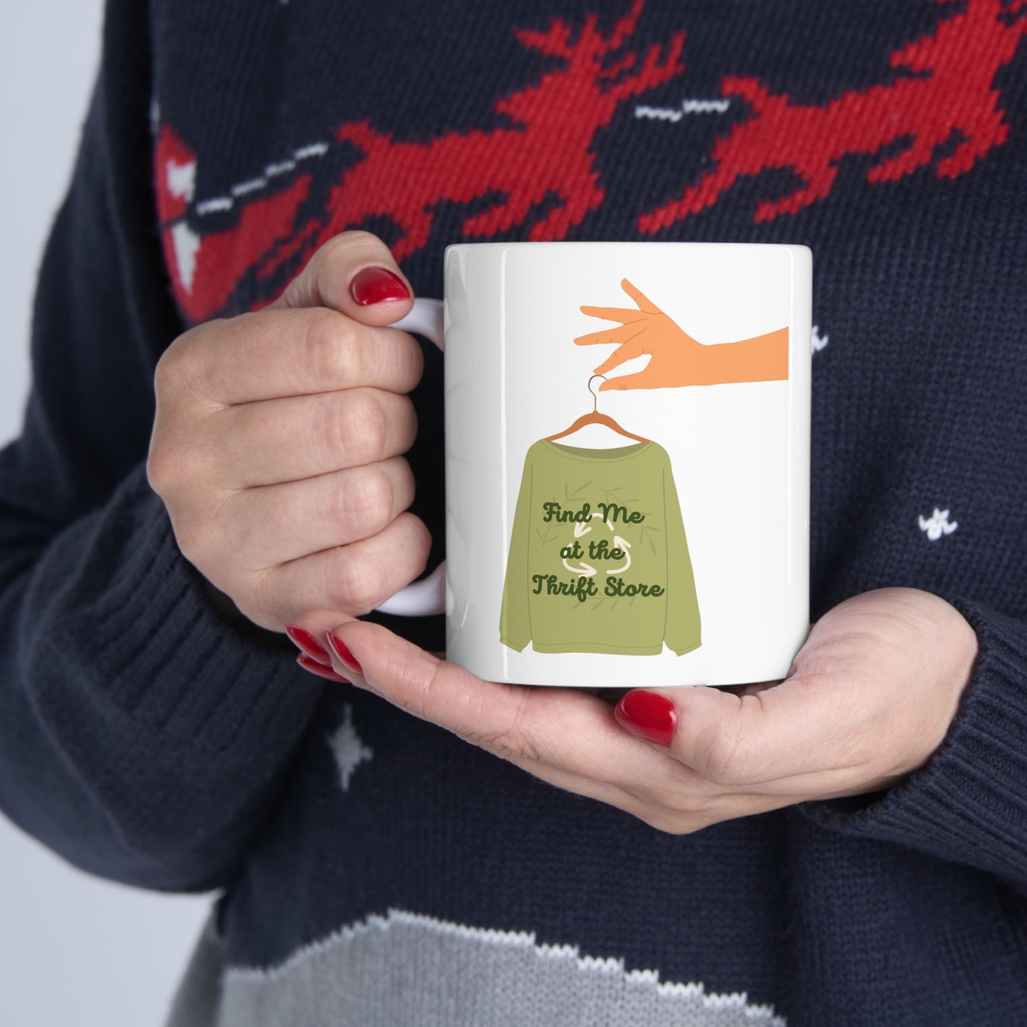 Find me at The Thrift Store Ceramic Mug