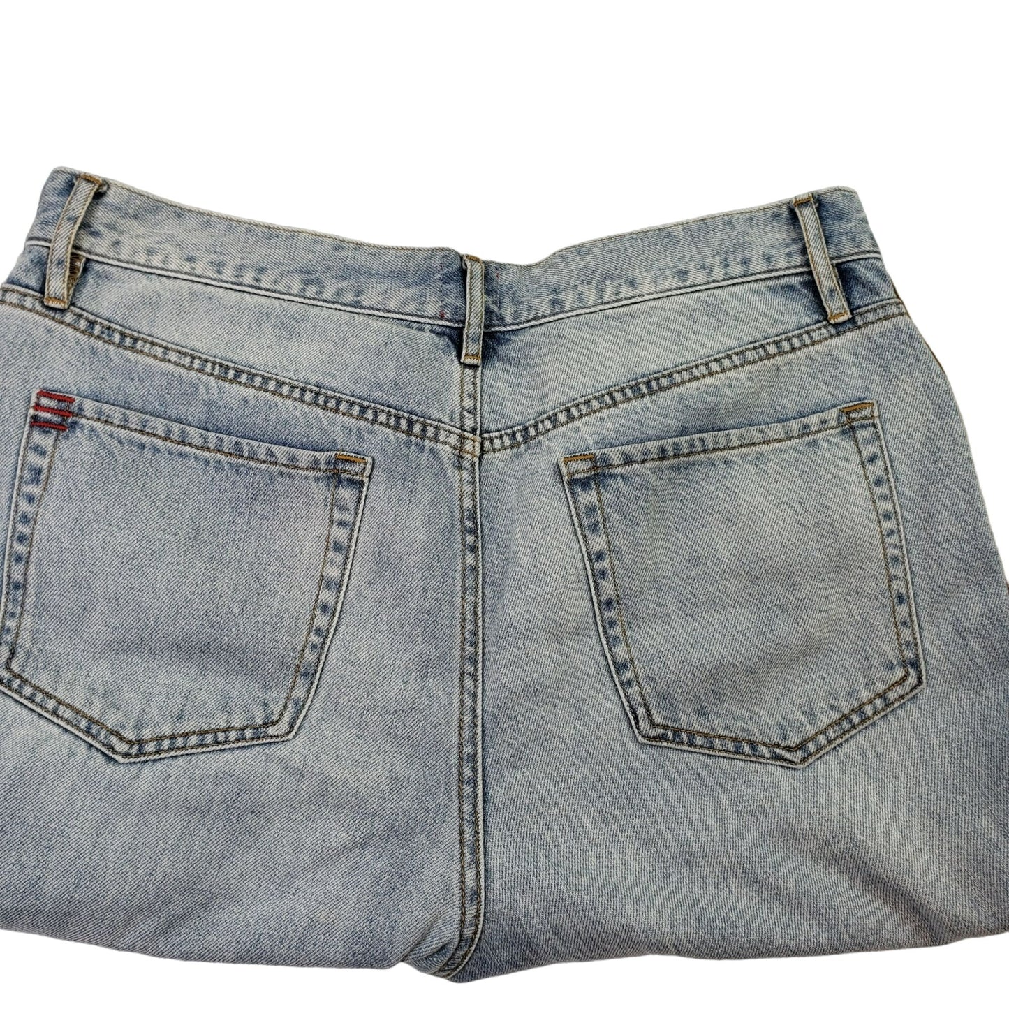 Urban Outfitters BDG Embroidered Wide Leg Raw Hem Jeans Size 32