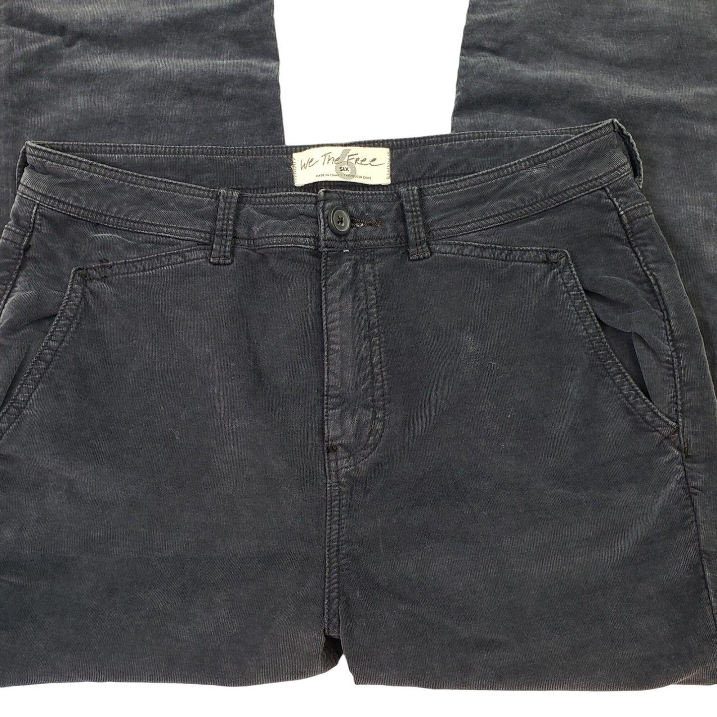 Free People We the Free Velvet High Rise Pants Size 6