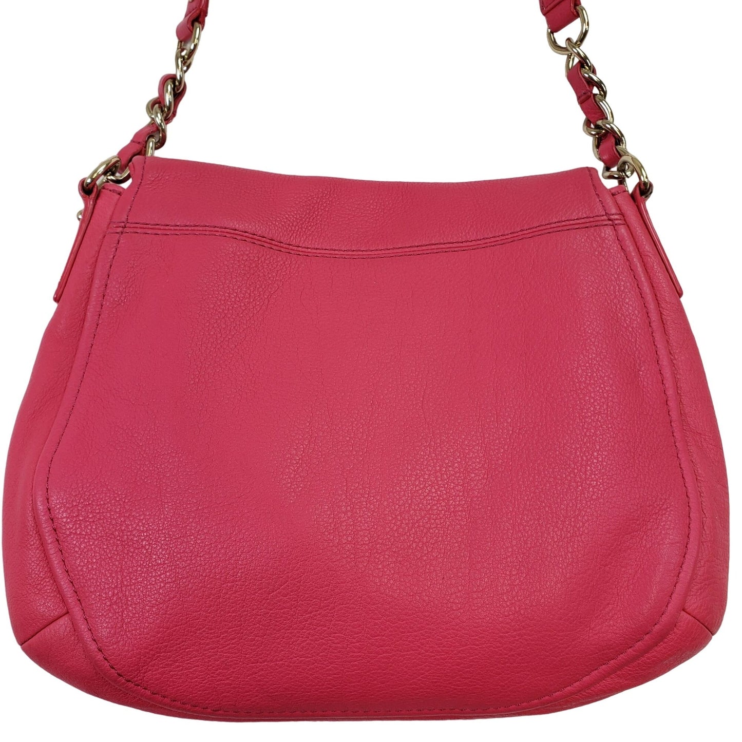 Kate Spade Pink Pebble Leather Shoulder Handbag