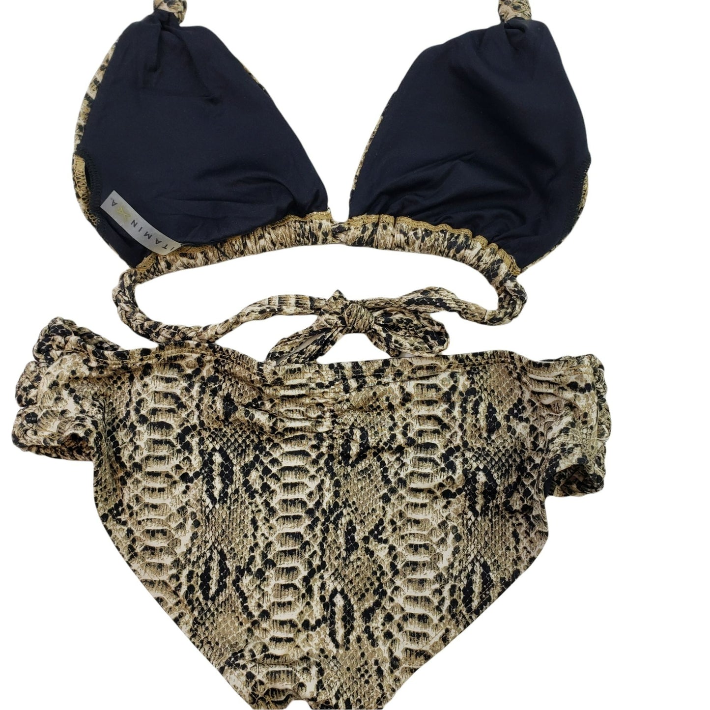 Vitamin A Snake Print Bikini